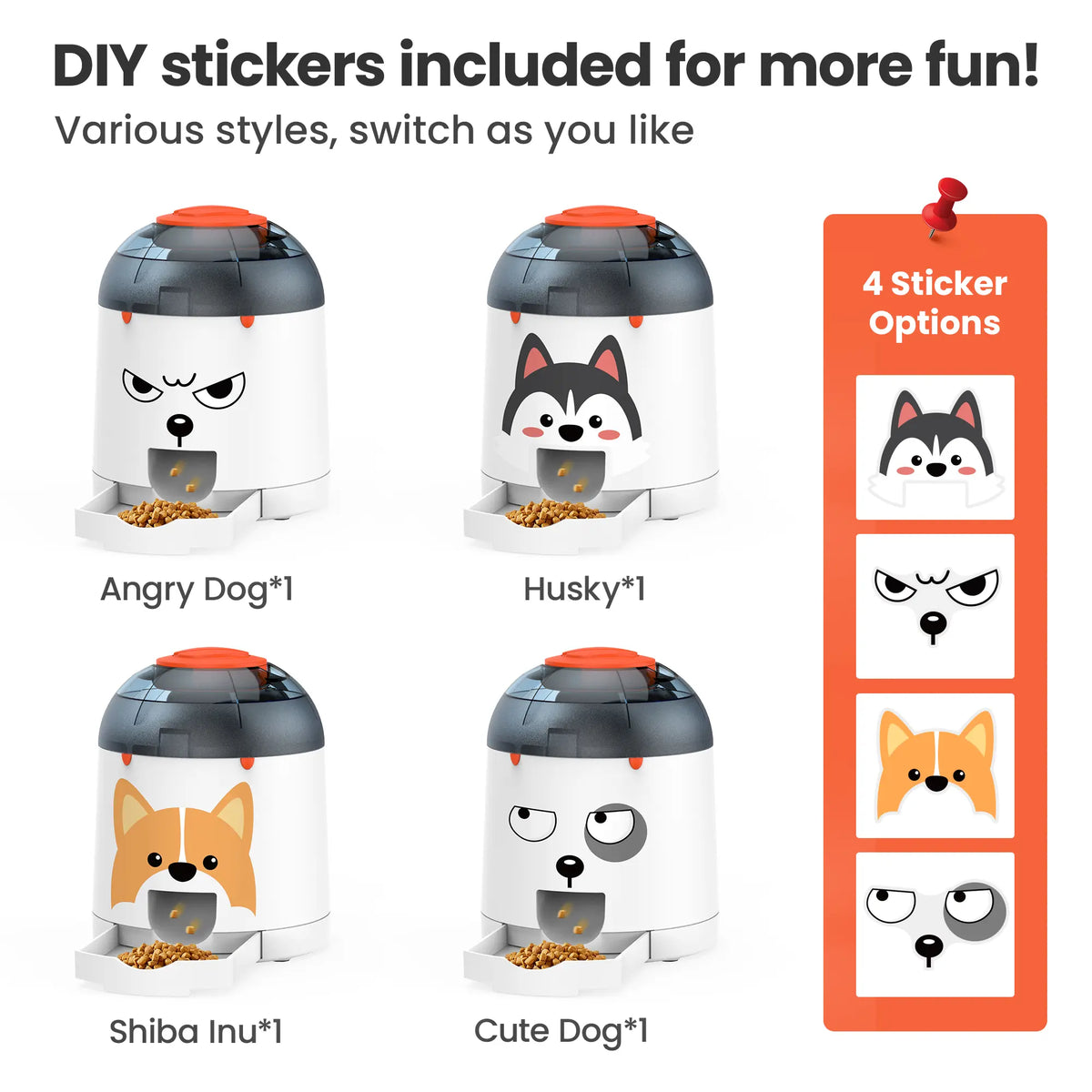 Potaroma Pet Puzzle Feeder Toy, Interactive IQ Training, Electronic Dog & Cat Toys, Automatic Rechargeable Treat Dispenser, Push Remote for Food Dispensing for All Breeds, 280ml Capacity #SummerVibes #petlovers