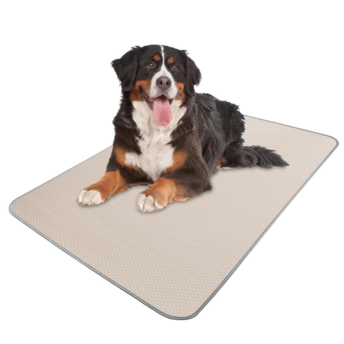 Buvlnee Summer Dog Cooling Mat, Washable Ice Silk Self Cool Pad for Small Medium Large Dogs and Cats, 24x18in Pet Sleeping Pad for Crate, Bed, Indoor & Outdoor Floor, Car Seats