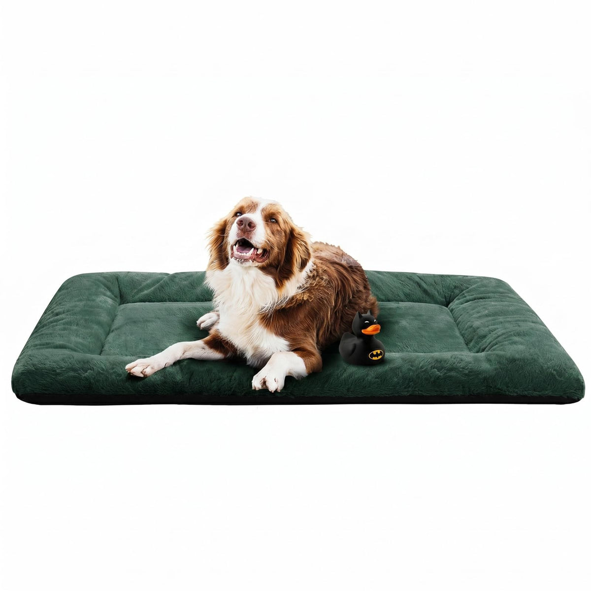Dog Beds Crate Pad for Medium/Large Dogs Fit Metal,Ultra Soft, Washable & Anti-Slip Kennel Pad for Dogs Cozy Sleeping Mat,Gray 36inch