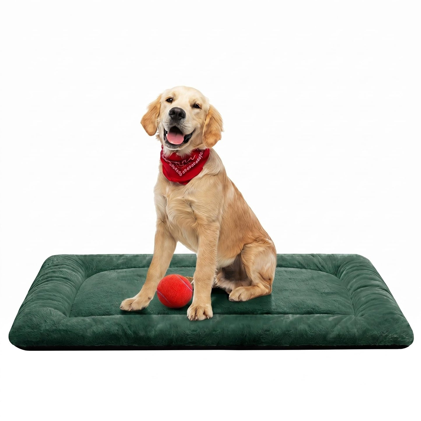 Dog Beds Crate Pad for Medium/Large Dogs Fit Metal,Ultra Soft, Washable & Anti-Slip Kennel Pad for Dogs Cozy Sleeping Mat,Gray 36inch