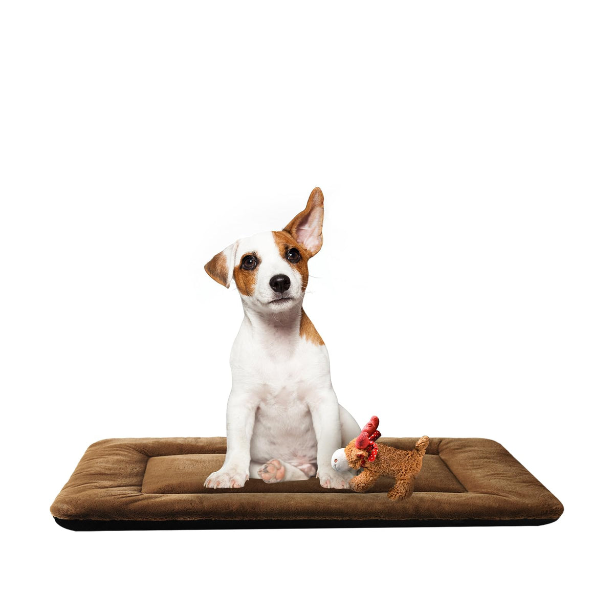 Dog Beds Crate Pad for Medium/Large Dogs Fit Metal,Ultra Soft, Washable & Anti-Slip Kennel Pad for Dogs Cozy Sleeping Mat,Gray 36inch