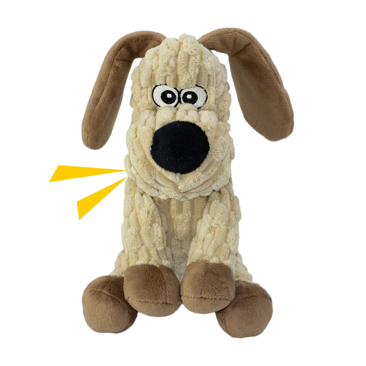 3Pack Squeaky Stuffed Dog Toys- Indoor&Outdoor Playing Toys for Large to Small, Durable Plush Toys to Keep Them Busy- Animal Shape Crinkle Toy