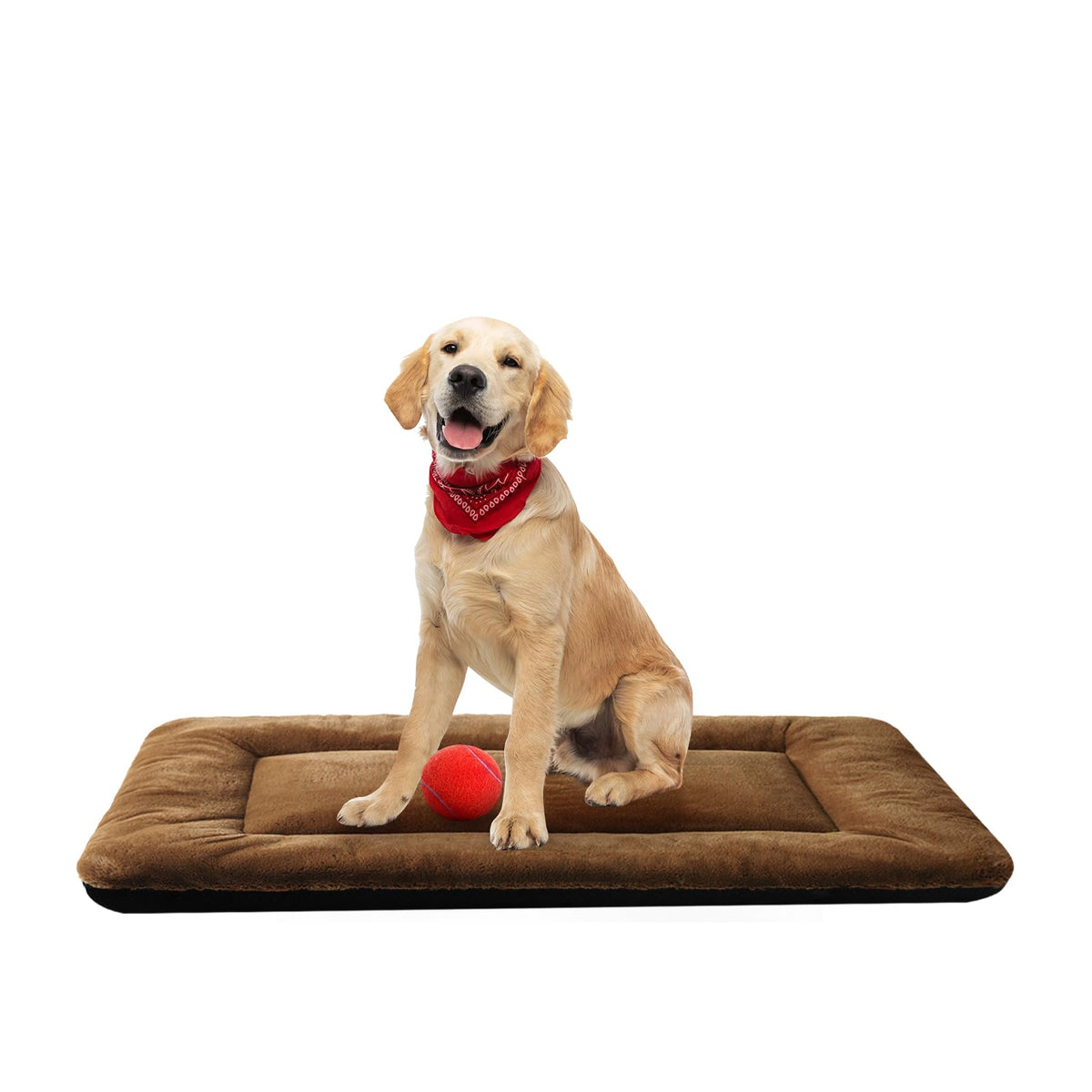 Dog Beds Crate Pad for Medium/Large Dogs Fit Metal,Ultra Soft, Washable & Anti-Slip Kennel Pad for Dogs Cozy Sleeping Mat,Gray 36inch