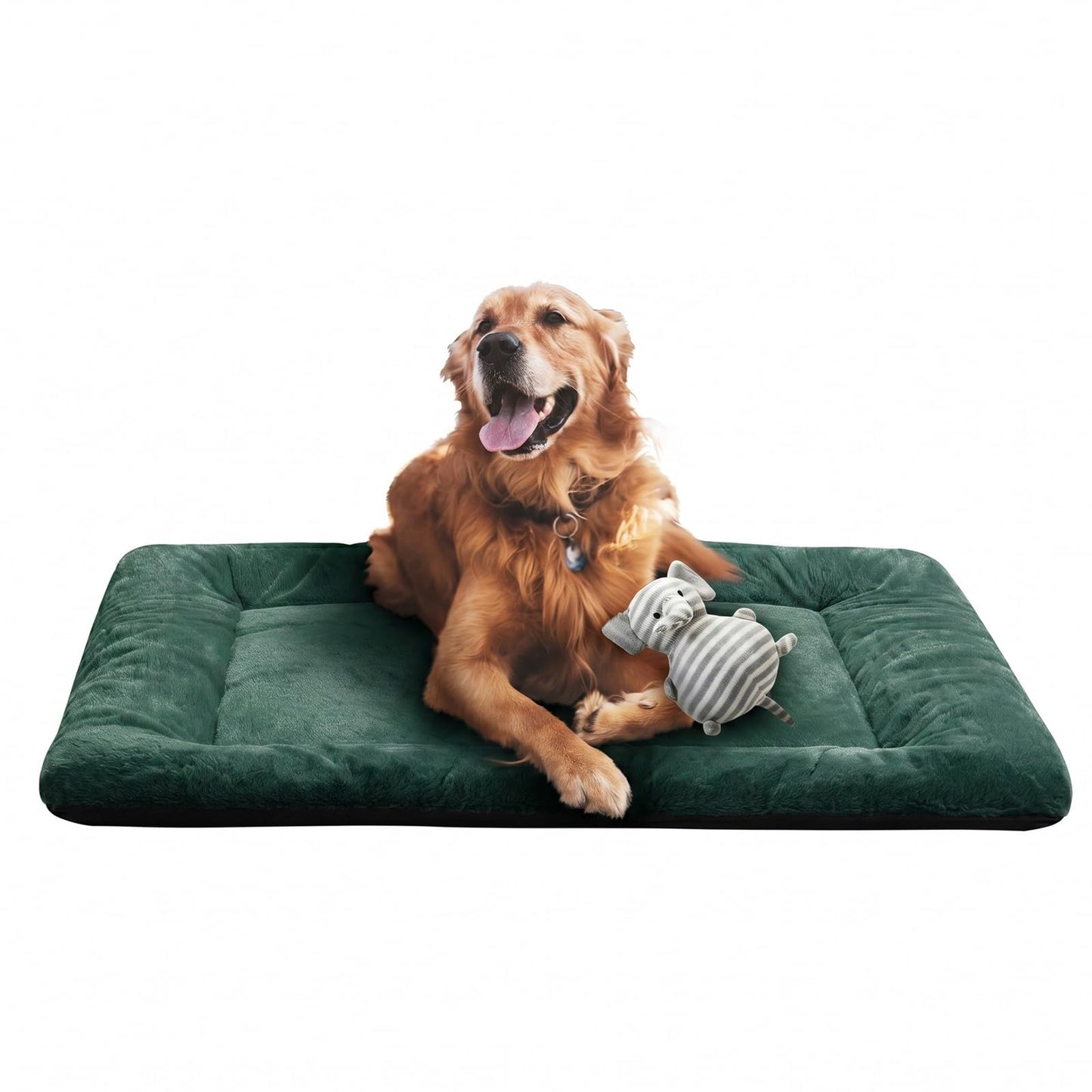 Dog Beds Crate Pad for Medium/Large Dogs Fit Metal,Ultra Soft, Washable & Anti-Slip Kennel Pad for Dogs Cozy Sleeping Mat,Gray 36inch