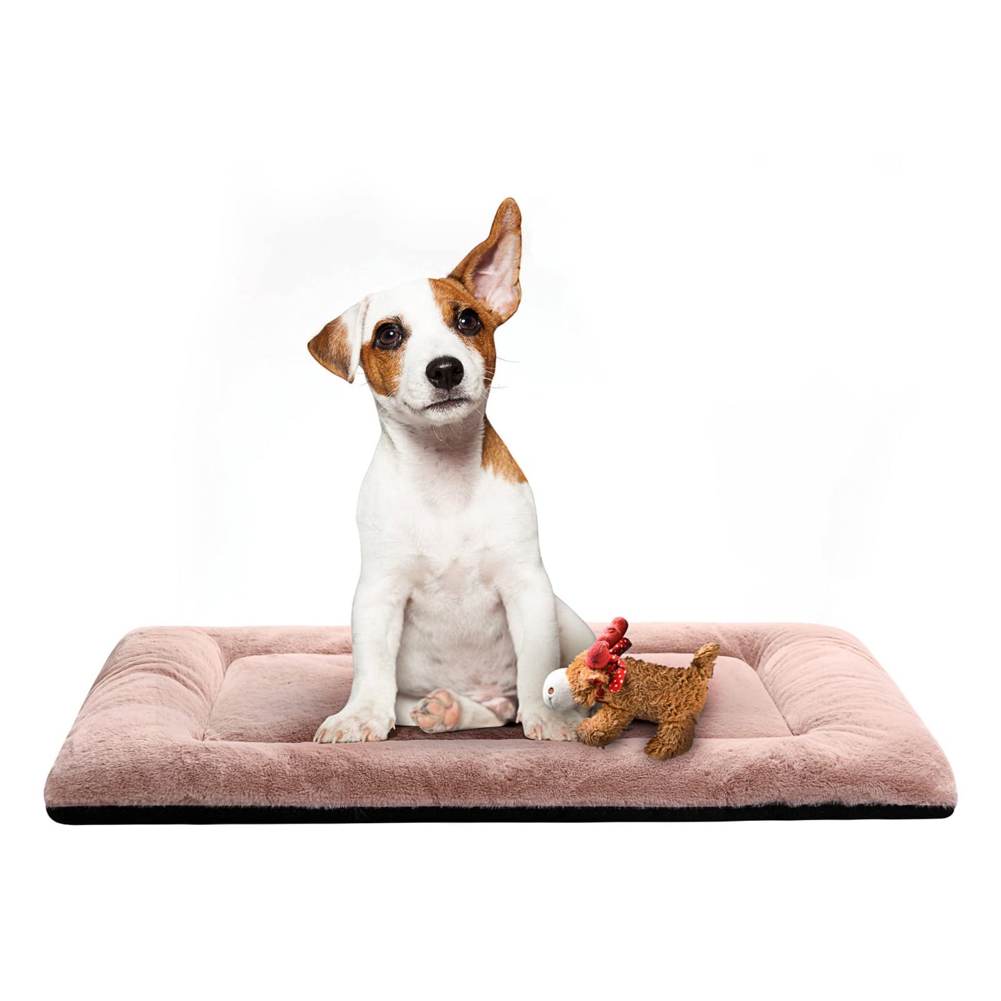 Dog Beds Crate Pad for Medium/Large Dogs Fit Metal,Ultra Soft, Washable & Anti-Slip Kennel Pad for Dogs Cozy Sleeping Mat,Gray 36inch