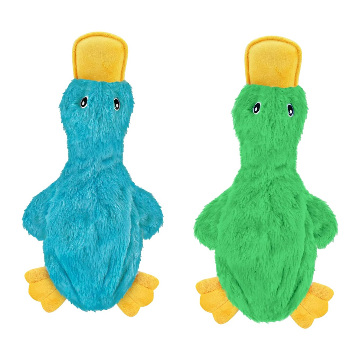 Best Pet Supplies Squeaky Dog Toys with Soft Durable Fabric for Small, Medium and Large Pets Interactive Toy for Indoor Play, Supports Active Biting and Play - 1Wild Duck, Small