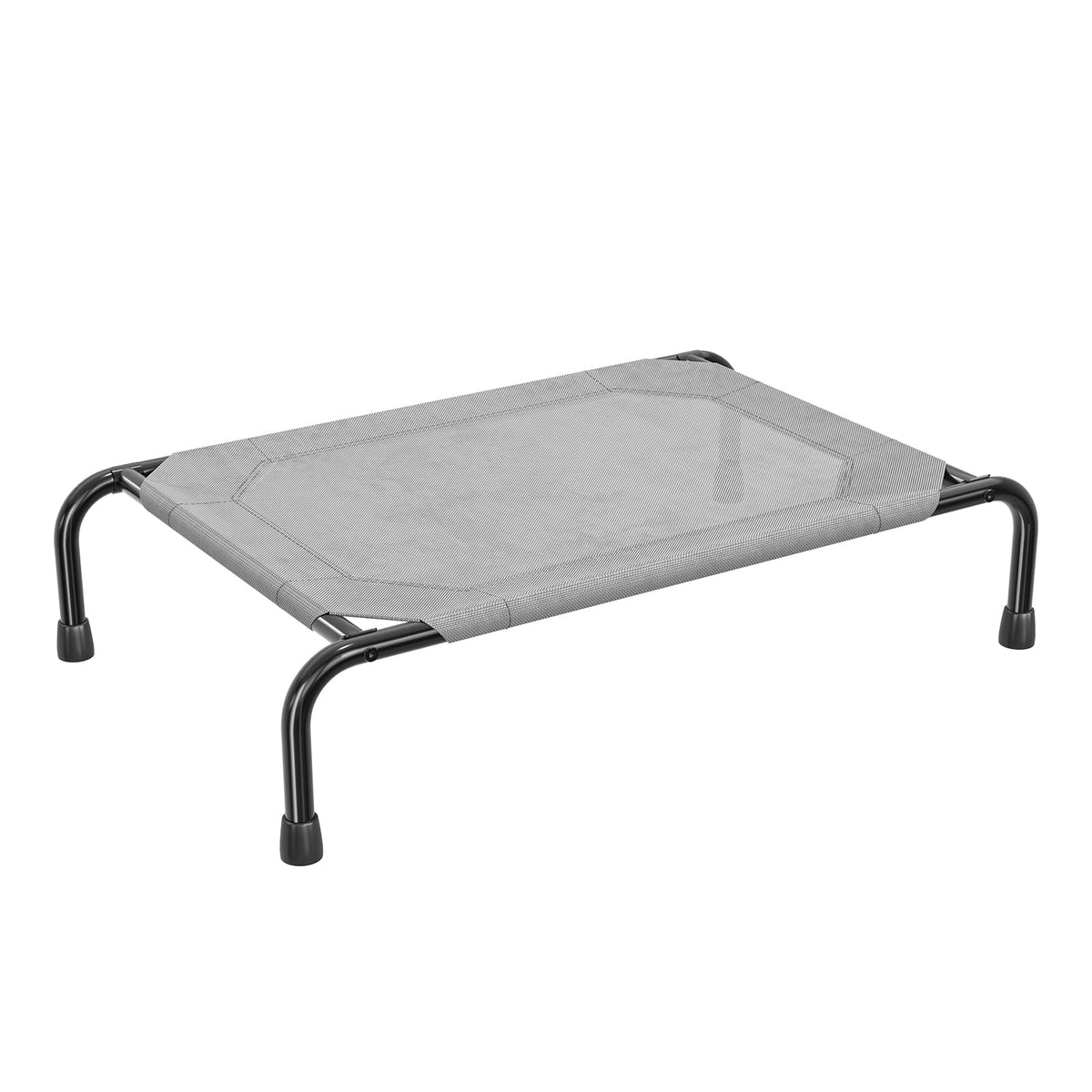 Simple Trending Raised Dog Bed for Large Dogs, Waterproof XL Dog Cot, Outdoor Cooling Elevated Pet Bed Load 200lb, 47.75" x 30.5", Grey