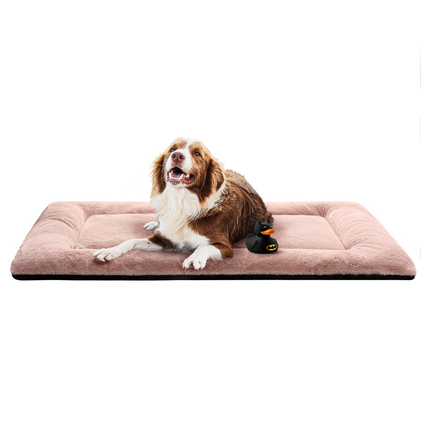 Dog Beds Crate Pad for Medium/Large Dogs Fit Metal,Ultra Soft, Washable & Anti-Slip Kennel Pad for Dogs Cozy Sleeping Mat,Gray 36inch