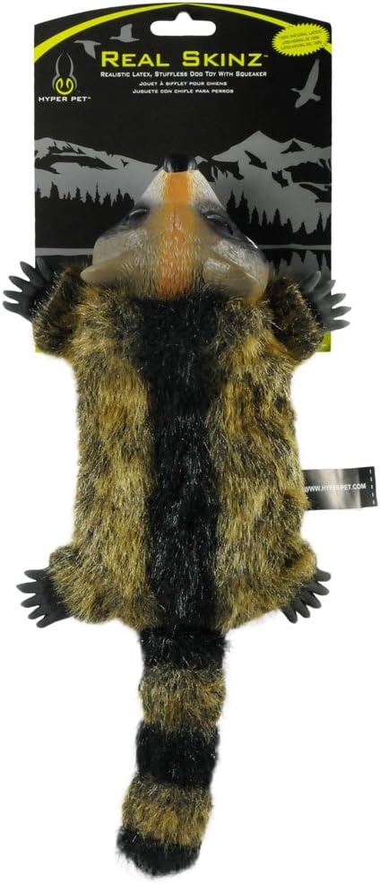 Hyper Pet Real Skinz Opossum Plush Dog Toy