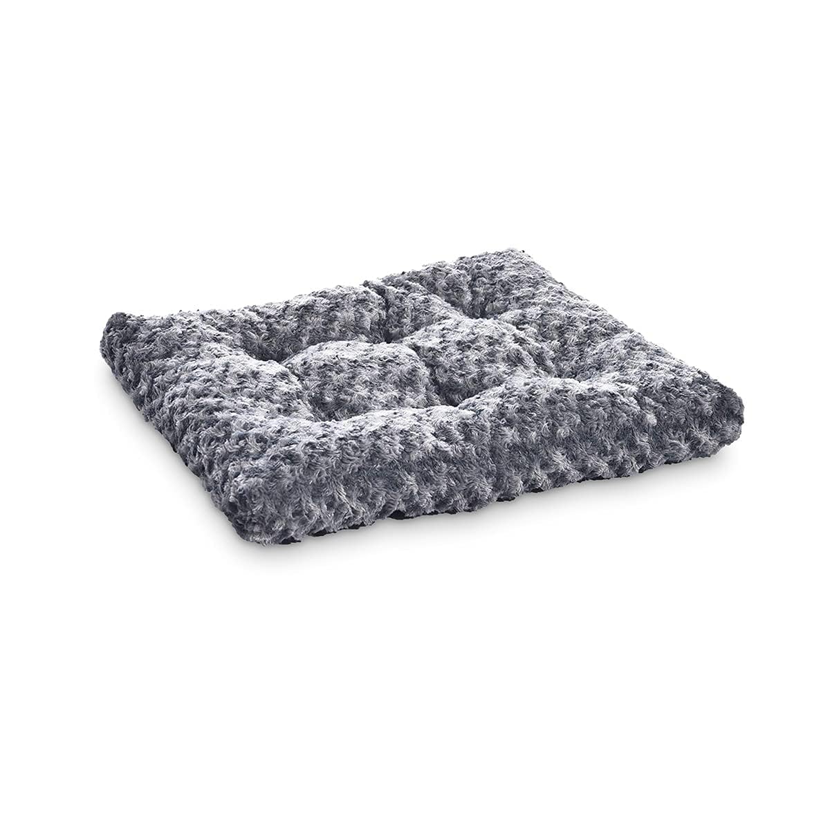 Amazon Basics Washable Cat and Dog Bed and Crate Pad, Indoor, Easy to Clean, 23" x 18" x 2.5", Gray