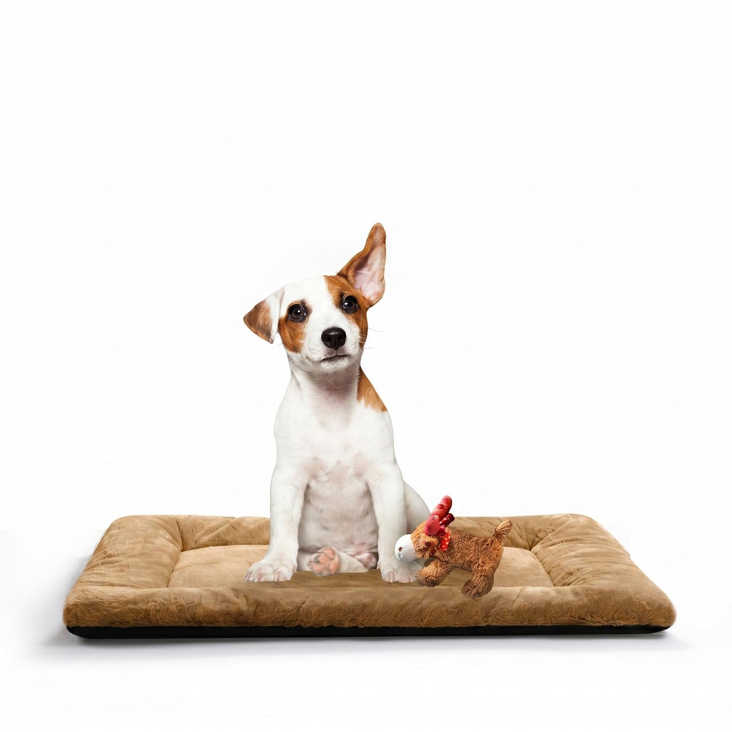 Dog Beds Crate Pad for Medium/Large Dogs Fit Metal,Ultra Soft, Washable & Anti-Slip Kennel Pad for Dogs Cozy Sleeping Mat,Gray 36inch