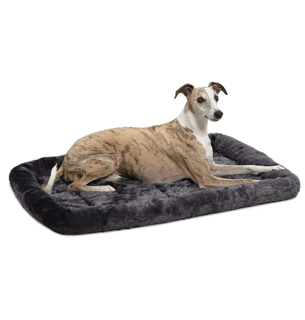 MidWest Homes for Pets QuietTime XXS Dog Bed – Cinnamon Faux Fur Bolster, Ultra-Soft and Machine Washable, Fits 18-Inch Crates and Carriers, for Small Dogs and Cats