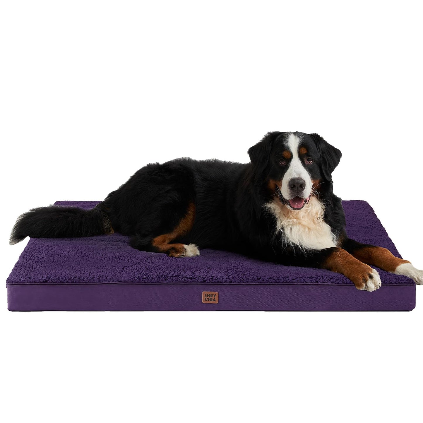 EHEYCIGA Orthopedic XL Dog Beds for Extra Large Dogs with Removable Washable Cover for Crate, Grey, 41x27