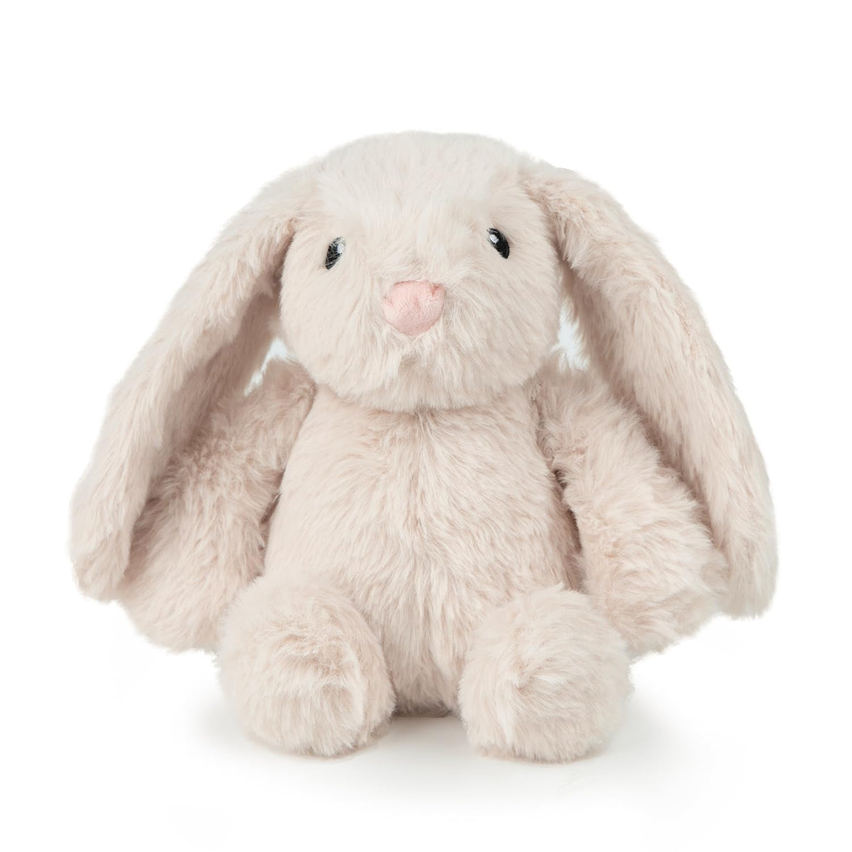 Best Pet Supplies Interactive Squeaky Dog Chew Toy, Ideal Dog Toys for Chewers, Small, Medium & Large Dogs, and Fetch Lovers - Bunny (Beige), Large