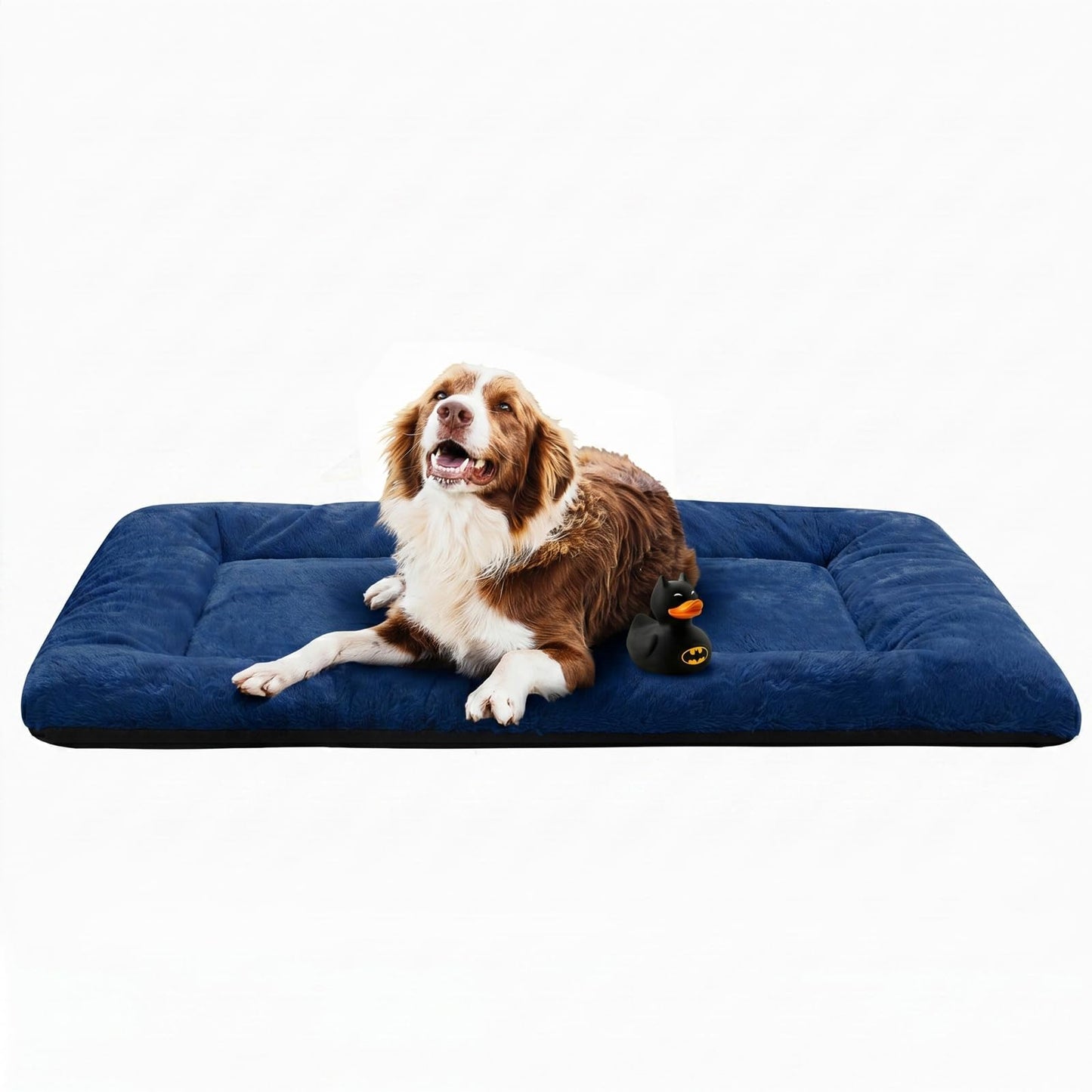 Dog Beds Crate Pad for Medium/Large Dogs Fit Metal,Ultra Soft, Washable & Anti-Slip Kennel Pad for Dogs Cozy Sleeping Mat,Gray 36inch