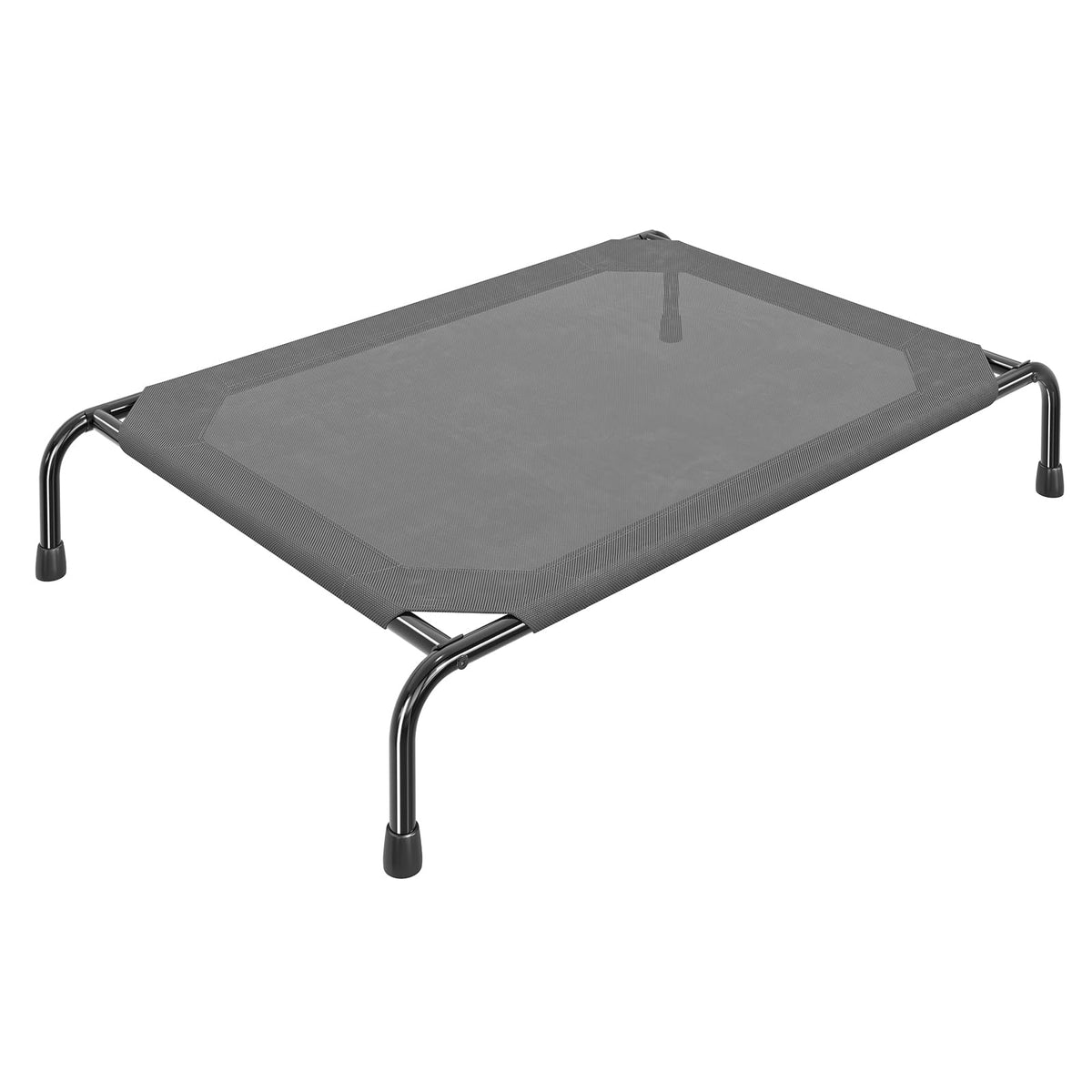Simple Trending Raised Dog Bed for Large Dogs, Waterproof XL Dog Cot, Outdoor Cooling Elevated Pet Bed Load 200lb, 47.75" x 30.5", Grey