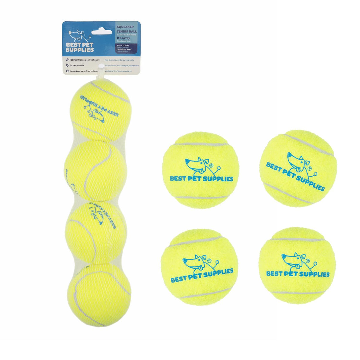 Best Pet Supplies Interactive Squeaky Dog Chew Toy, Ideal Dog Toys for Chewers, Small, Medium & Large Dogs, and Fetch Lovers - Crinkle Chicken (Brown), Large
