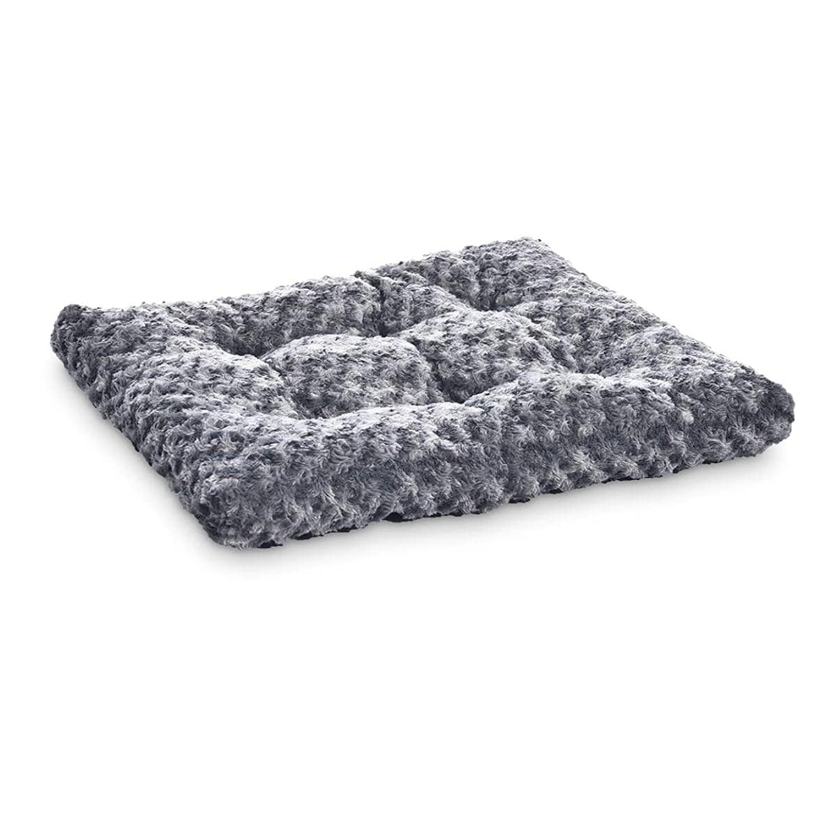 Amazon Basics Washable Cat and Dog Bed and Crate Pad, Indoor, Easy to Clean, 23" x 18" x 2.5", Gray