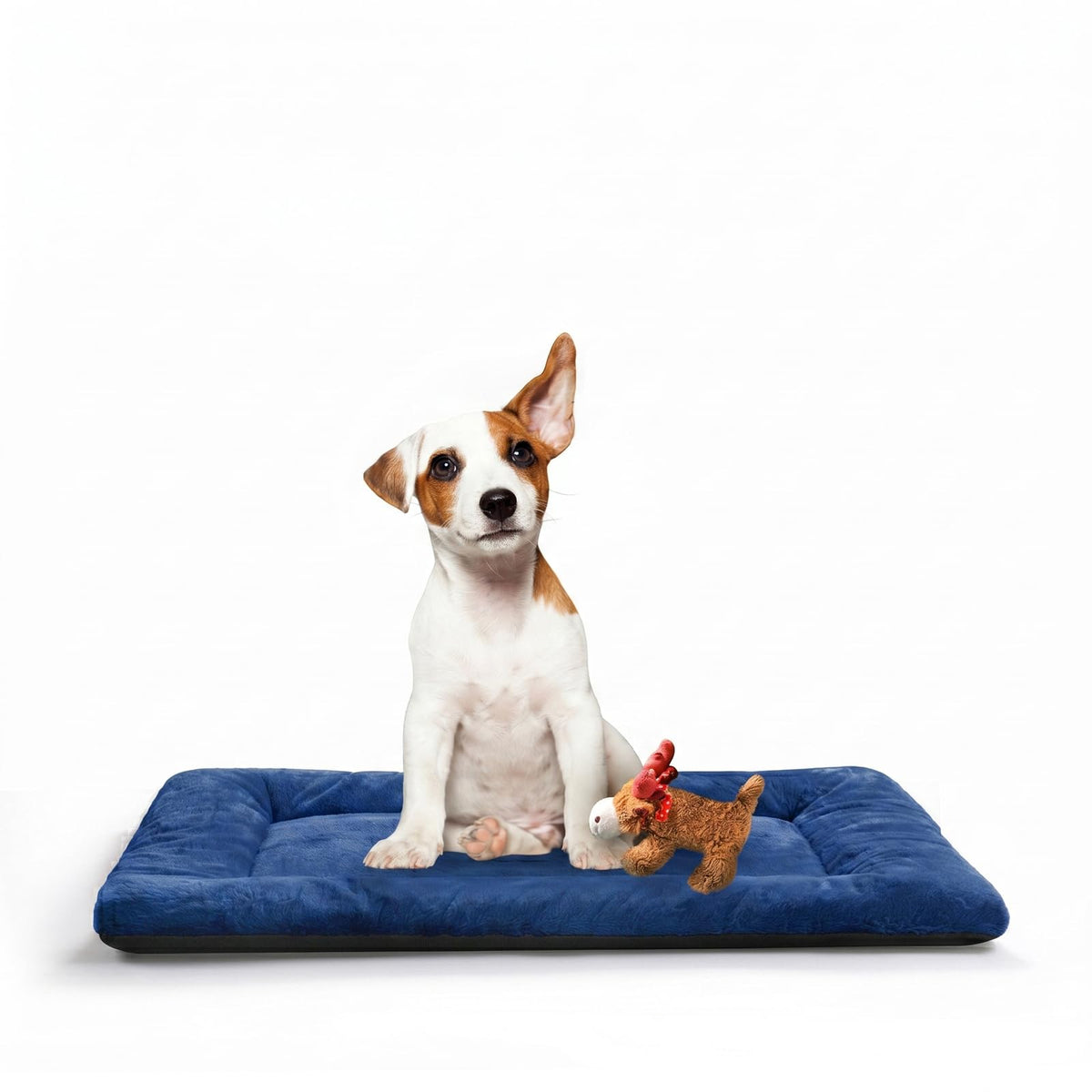 Dog Beds Crate Pad for Medium/Large Dogs Fit Metal,Ultra Soft, Washable & Anti-Slip Kennel Pad for Dogs Cozy Sleeping Mat,Gray 36inch