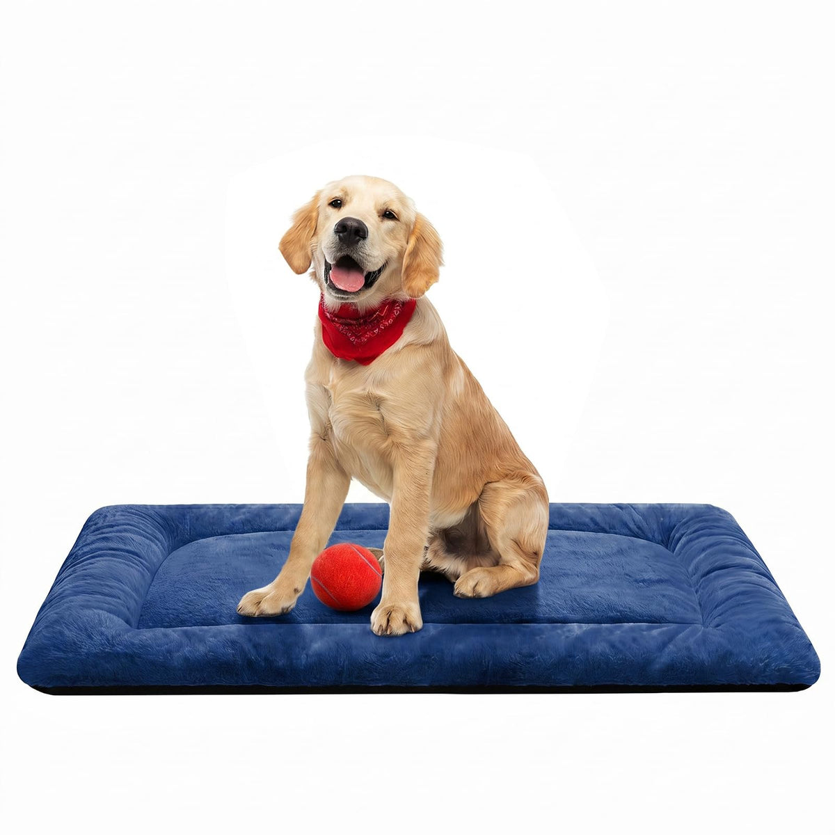 Dog Beds Crate Pad for Medium/Large Dogs Fit Metal,Ultra Soft, Washable & Anti-Slip Kennel Pad for Dogs Cozy Sleeping Mat,Gray 36inch