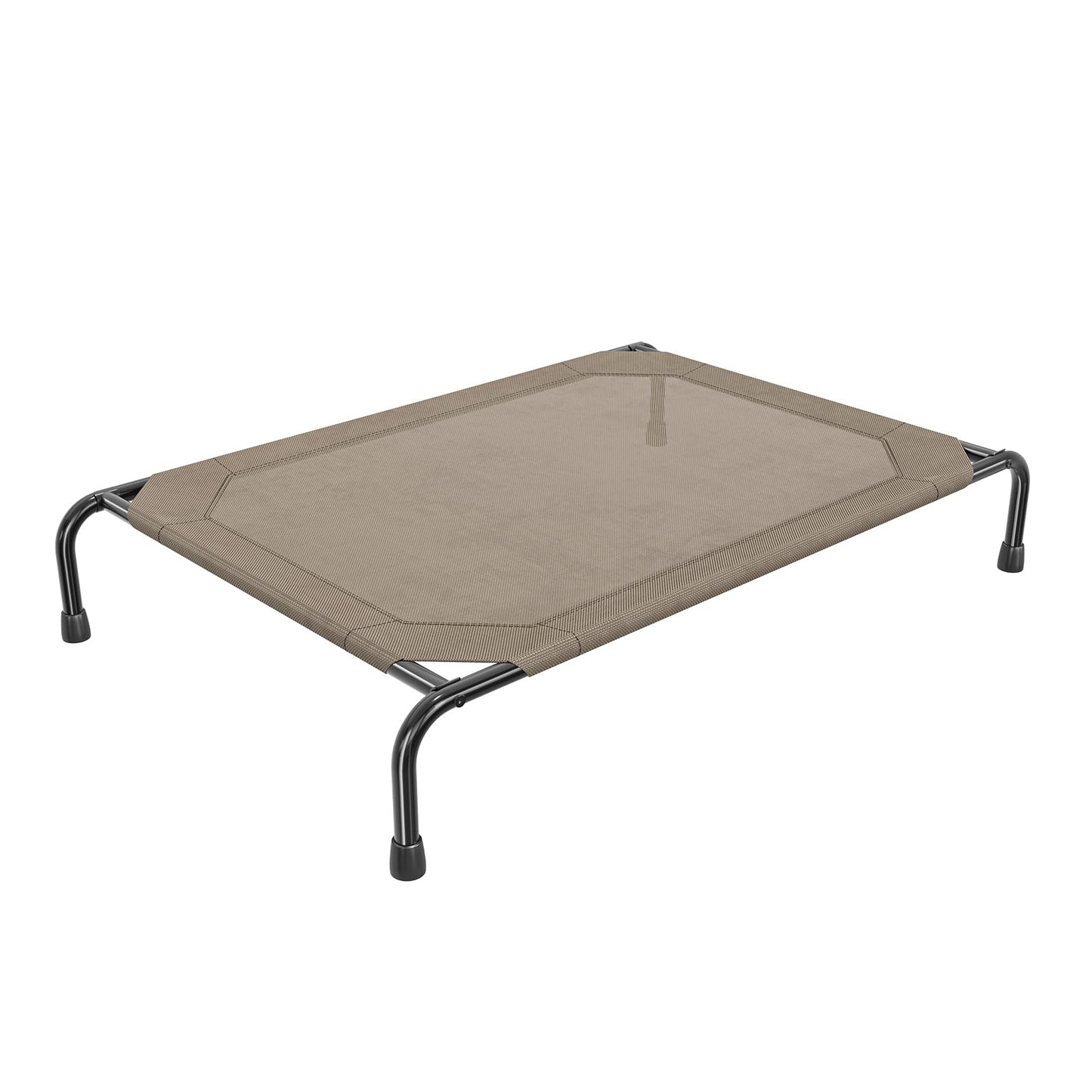 Simple Trending Raised Dog Bed for Large Dogs, Waterproof XL Dog Cot, Outdoor Cooling Elevated Pet Bed Load 200lb, 47.75" x 30.5", Grey