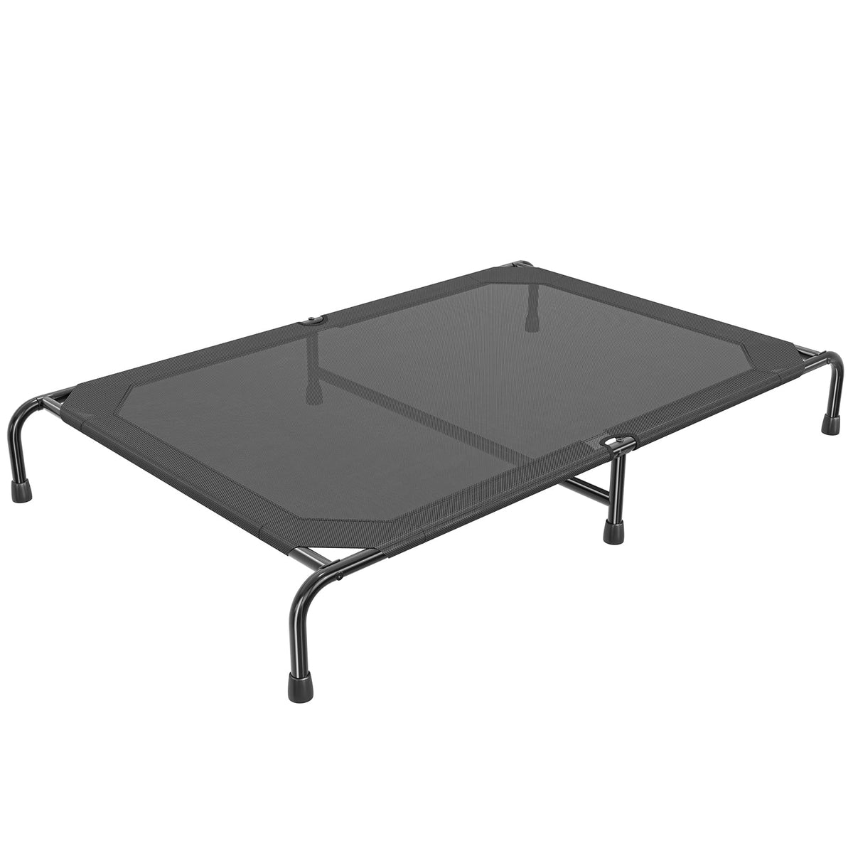 Simple Trending Raised Dog Bed for Large Dogs, Waterproof XL Dog Cot, Outdoor Cooling Elevated Pet Bed Load 200lb, 47.75" x 30.5", Grey