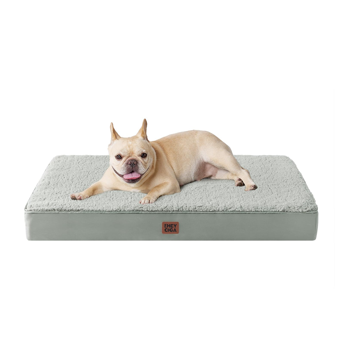 EHEYCIGA Orthopedic XL Dog Beds for Extra Large Dogs with Removable Washable Cover for Crate, Grey, 41x27