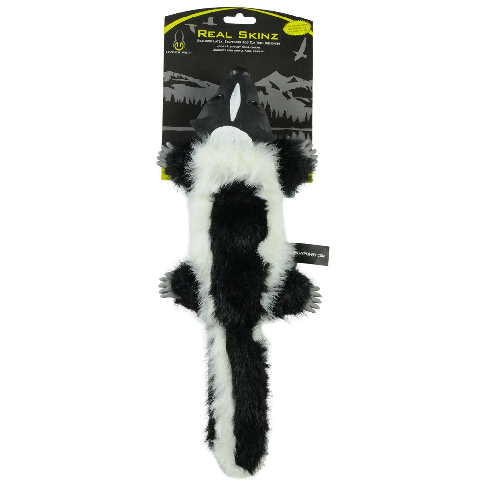 Hyper Pet Real Skinz Opossum Plush Dog Toy