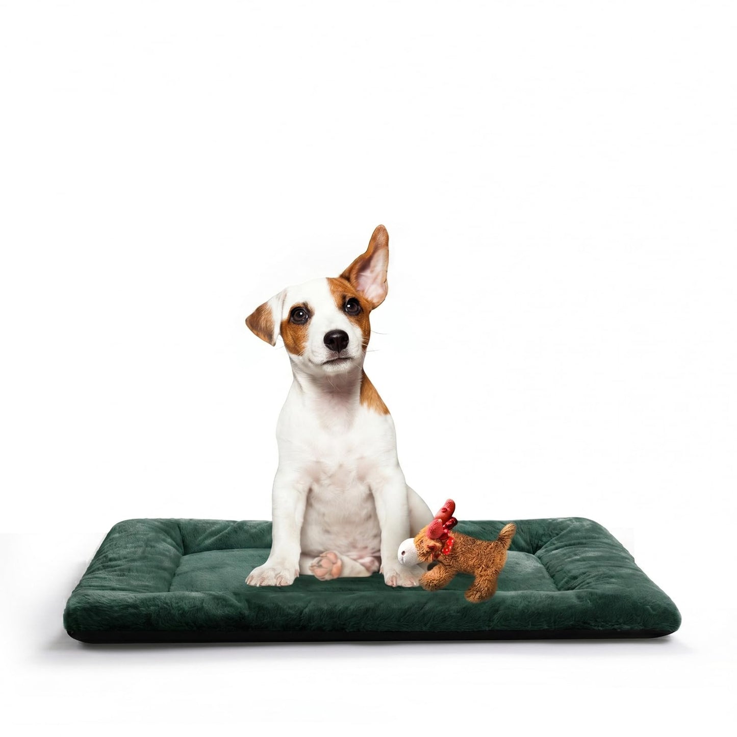 Dog Beds Crate Pad for Medium/Large Dogs Fit Metal,Ultra Soft, Washable & Anti-Slip Kennel Pad for Dogs Cozy Sleeping Mat,Gray 36inch
