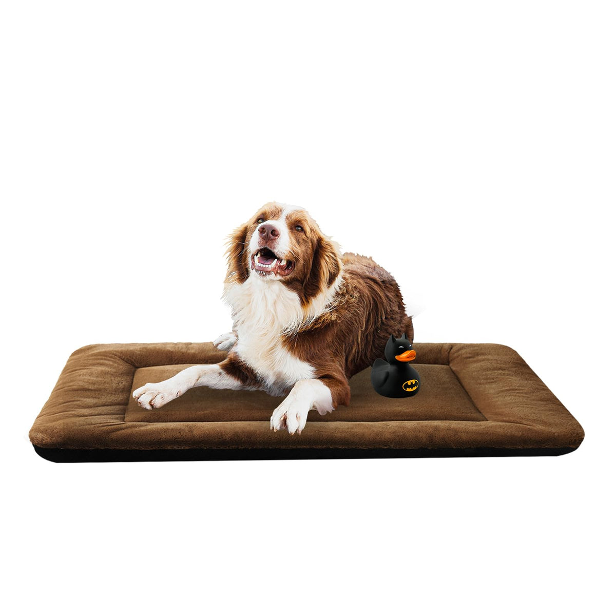 Dog Beds Crate Pad for Medium/Large Dogs Fit Metal,Ultra Soft, Washable & Anti-Slip Kennel Pad for Dogs Cozy Sleeping Mat,Gray 36inch