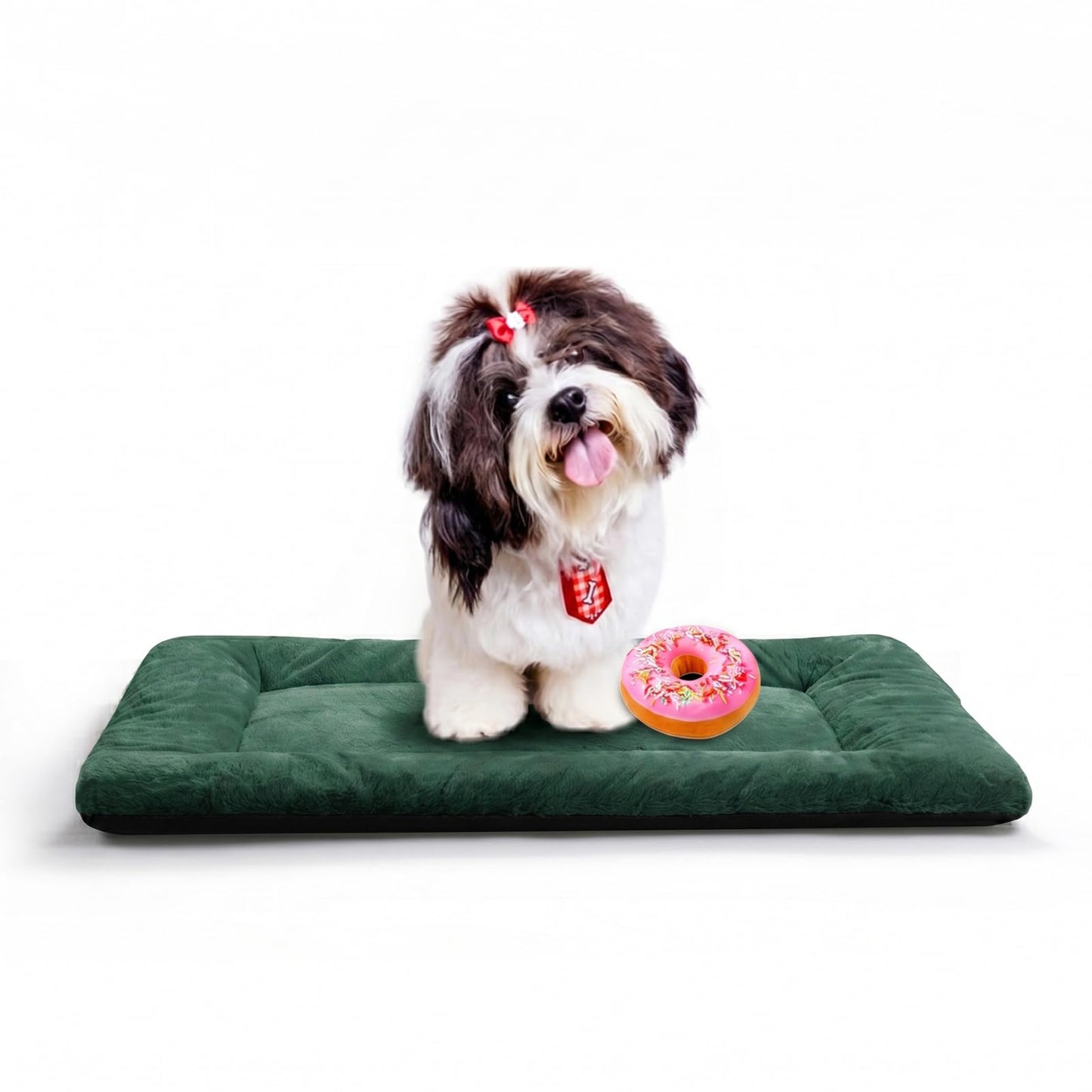 Dog Beds Crate Pad for Medium/Large Dogs Fit Metal,Ultra Soft, Washable & Anti-Slip Kennel Pad for Dogs Cozy Sleeping Mat,Gray 36inch