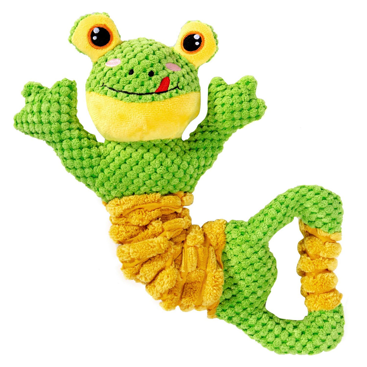 Tug of War Dog Toy, Crinkle Dog Toys for Large Dog, Soft Dog Plush Toy with Squeaky, Stuffed Animal for Dogs (Tug Series, Donkey)