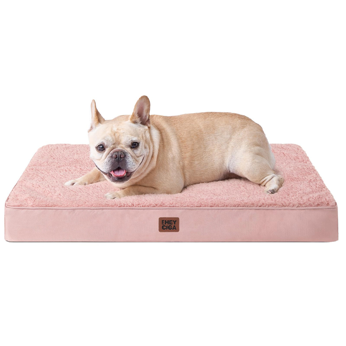 EHEYCIGA Orthopedic XL Dog Beds for Extra Large Dogs with Removable Washable Cover for Crate, Grey, 41x27