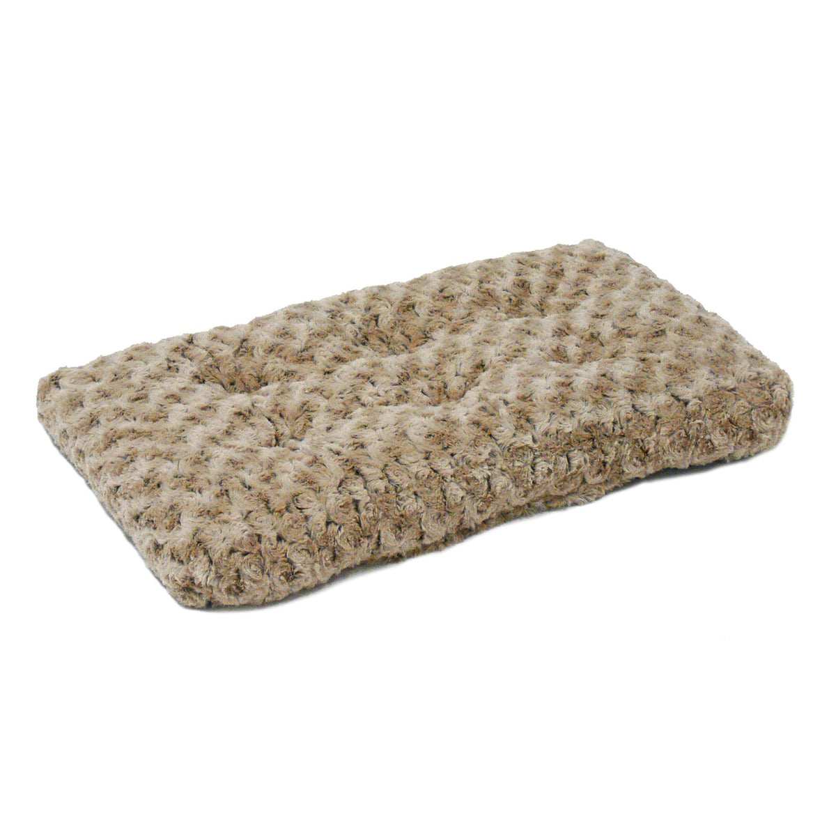 MidWest Homes for Pets Small QuietTime Deluxe Gray Ombré Swirl Plush Pet Bed, Machine Washable, Non-Skid Bottom, Soft Crate Mat for 24-inch Crates