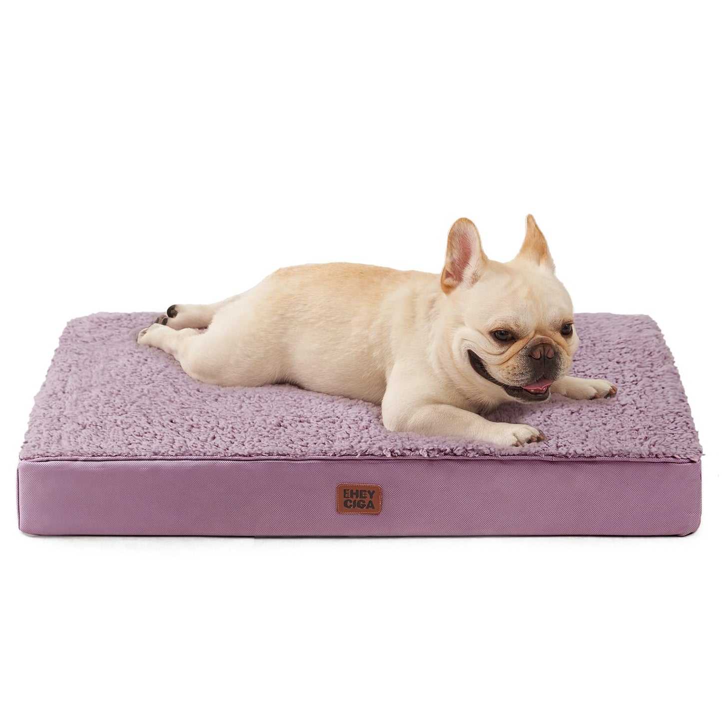 EHEYCIGA Orthopedic XL Dog Beds for Extra Large Dogs with Removable Washable Cover for Crate, Grey, 41x27
