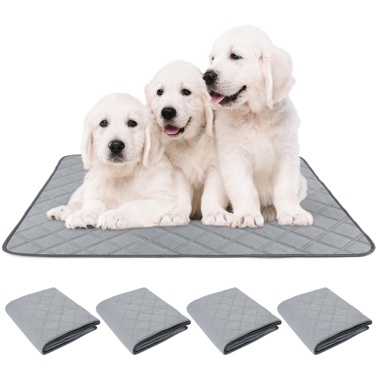 PatiencET Dog Cooling Mat, 22 x 28 in No-Gel Cooling Pad for Small Dogs, Puppies and Cats, Cool Touch Nylon Pet Mat, Washable Summer Dog Mat for Crate, Floor, Sofa, Car, Blue