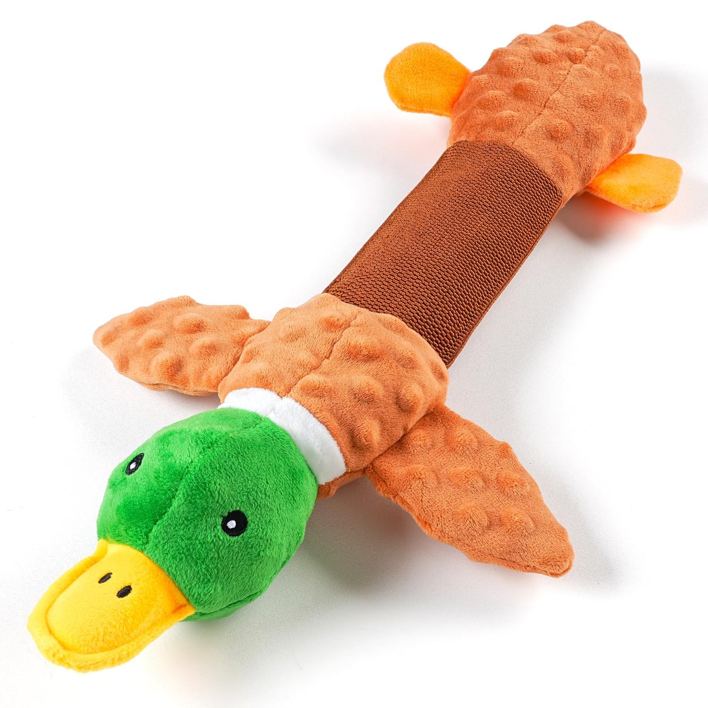 Tug of War Dog Toy, Crinkle Dog Toys for Large Dog, Soft Dog Plush Toy with Squeaky, Stuffed Animal for Dogs (Tug Series, Donkey)