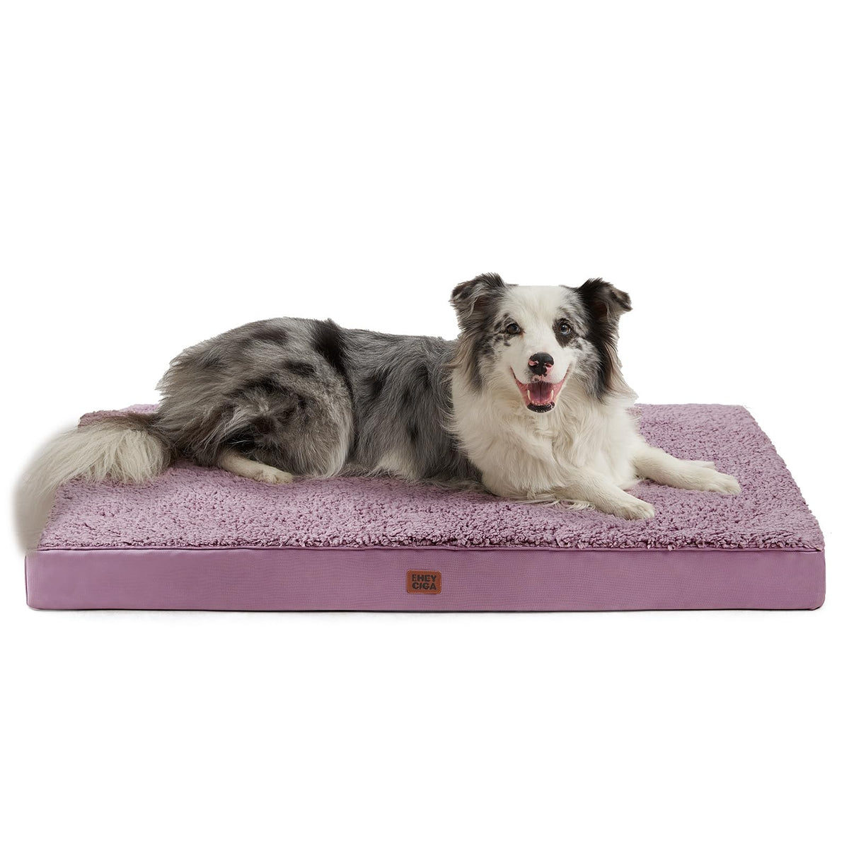 EHEYCIGA Orthopedic XL Dog Beds for Extra Large Dogs with Removable Washable Cover for Crate, Grey, 41x27