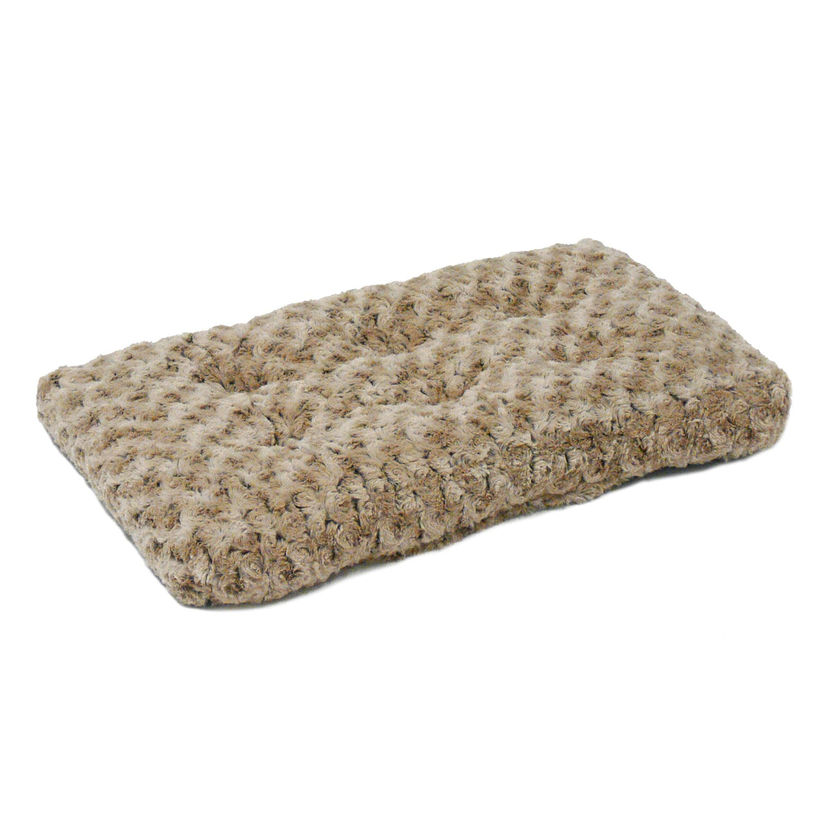 MidWest Homes for Pets Small QuietTime Deluxe Gray Ombré Swirl Plush Pet Bed, Machine Washable, Non-Skid Bottom, Soft Crate Mat for 24-inch Crates