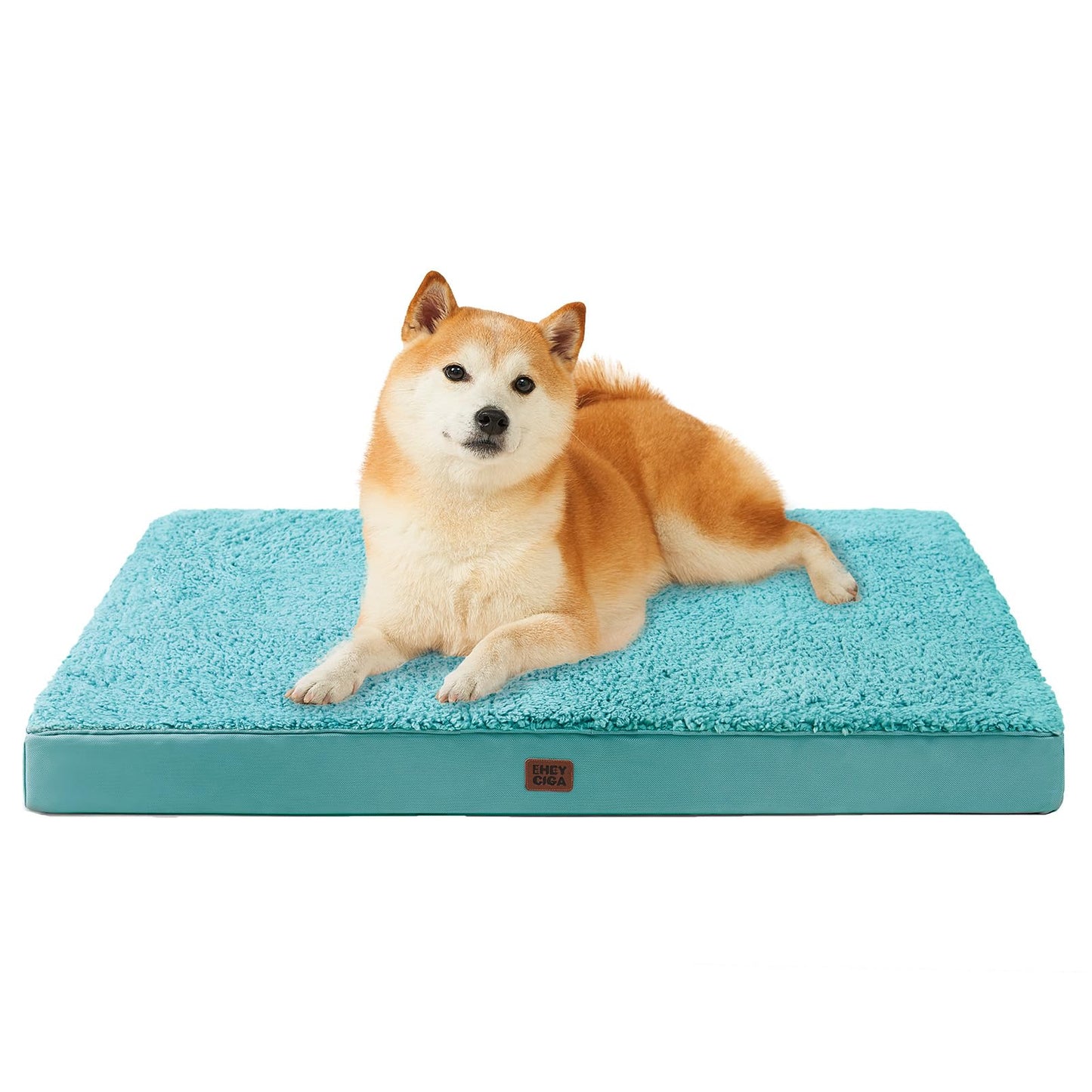 EHEYCIGA Orthopedic XL Dog Beds for Extra Large Dogs with Removable Washable Cover for Crate, Grey, 41x27