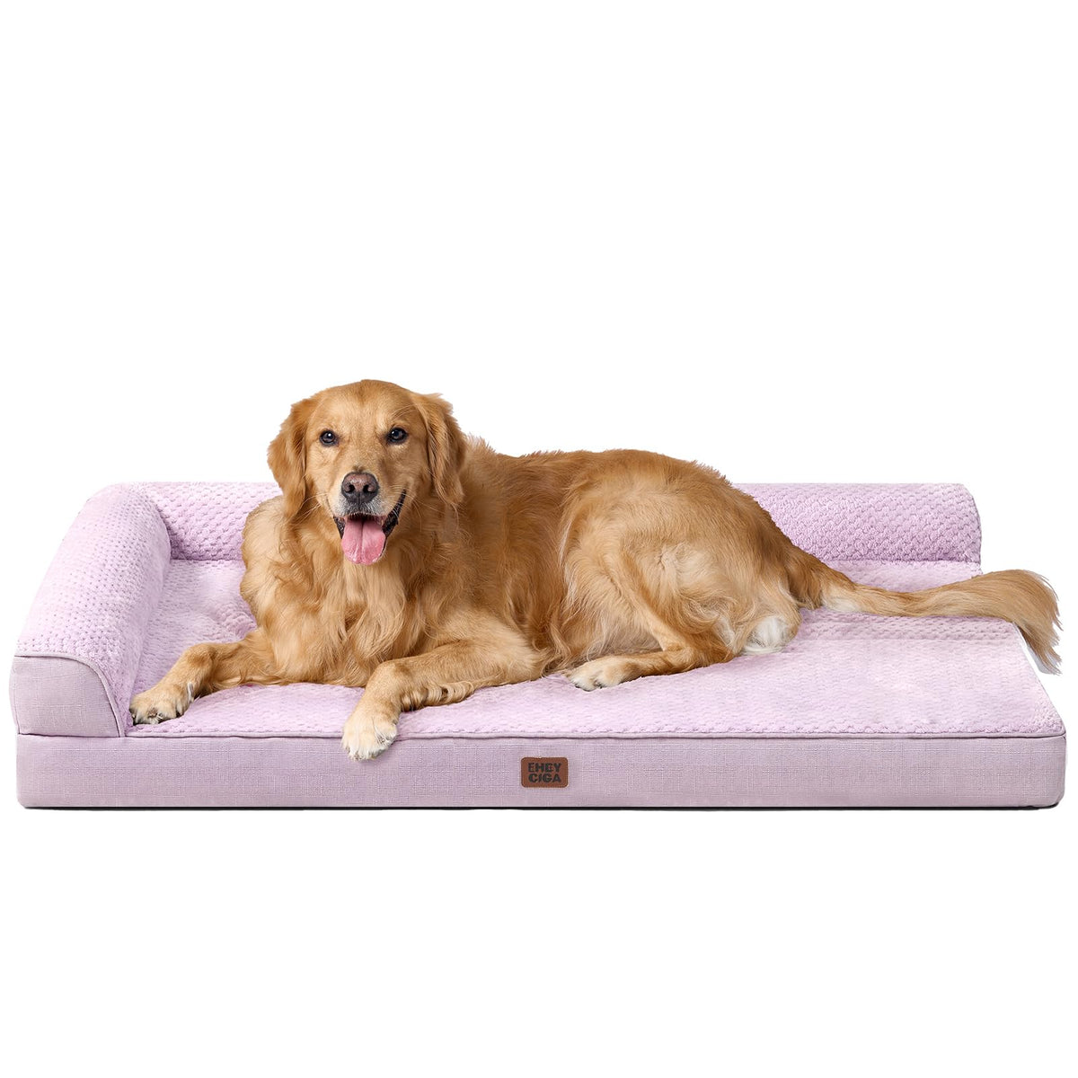 EHEYCIGA Orthopedic Dog Bed Medium Size Dogs, Memory Foam Dog Bed with Washable Removable Cover, Waterproof Pet Sofa Couch for Crate with Nonskid Bottom, 30x20x6, Grey
