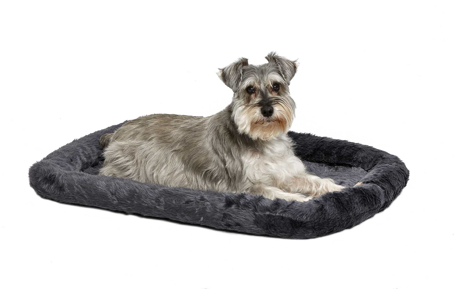 MidWest Homes for Pets QuietTime XXS Dog Bed – Cinnamon Faux Fur Bolster, Ultra-Soft and Machine Washable, Fits 18-Inch Crates and Carriers, for Small Dogs and Cats