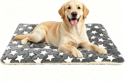 Dog Bed mat Pet mat Dog Box mat Machine Washable Grey (33x23x1.5in)