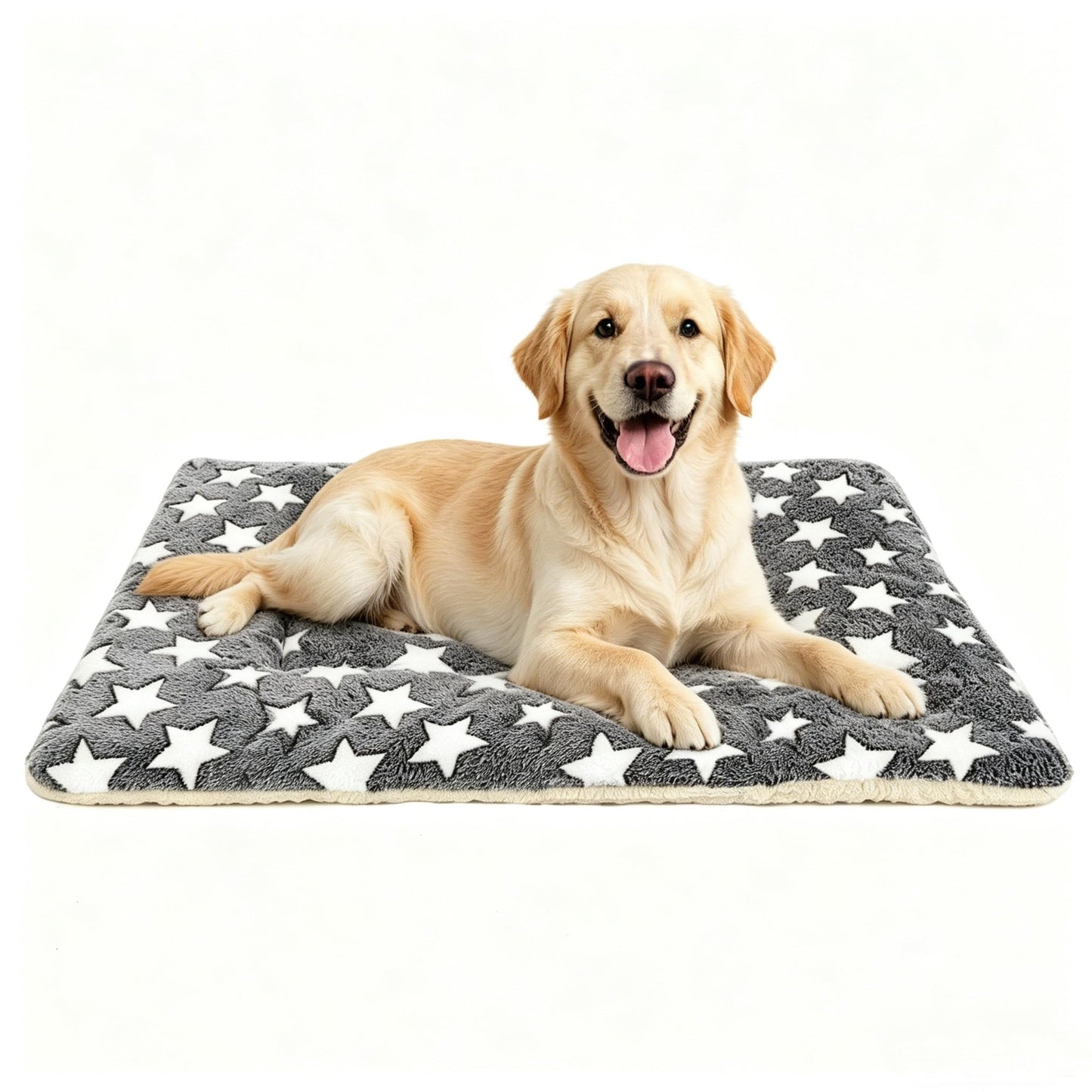 Dog Bed mat Pet mat Dog Box mat Machine Washable Grey (33x23x1.5in)