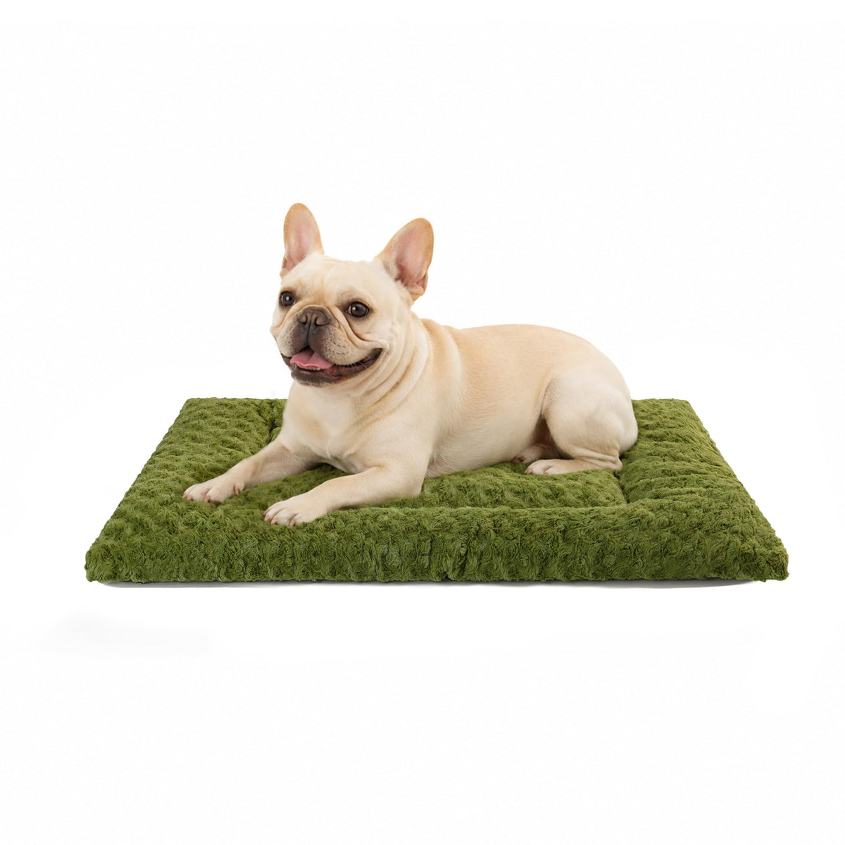 Washable Dog Bed Mat Ultra Soft Dog Crate Pad Comfy Fluffy Pet Kennel Beds Sleeping Mattress for Large Jumbo Medium Small Dogs Grey