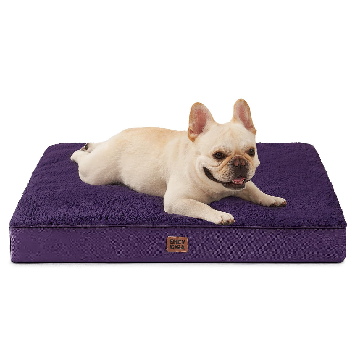EHEYCIGA Orthopedic XL Dog Beds for Extra Large Dogs with Removable Washable Cover for Crate, Grey, 41x27
