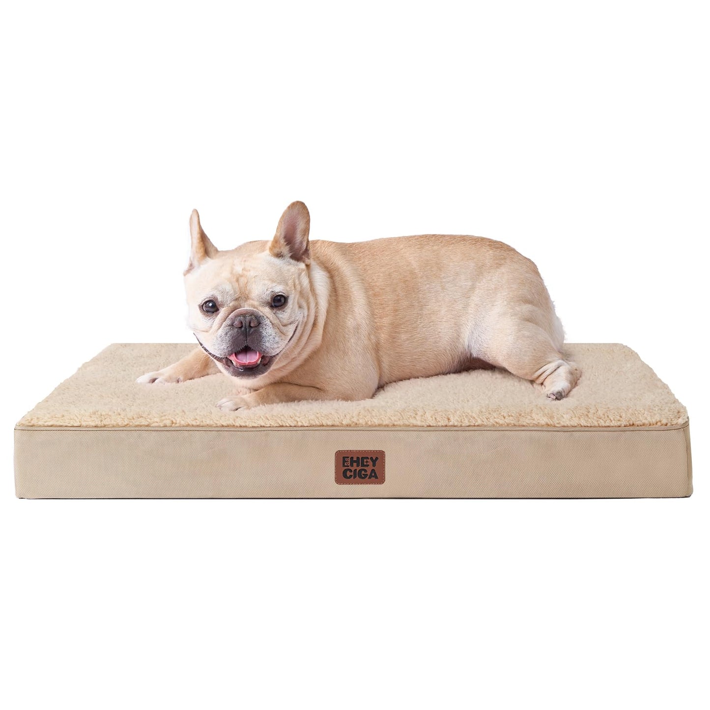 EHEYCIGA Orthopedic XL Dog Beds for Extra Large Dogs with Removable Washable Cover for Crate, Grey, 41x27