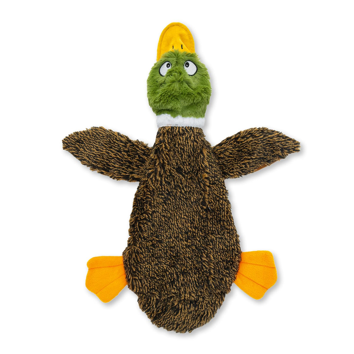 Best Pet Supplies Squeaky Dog Toys with Soft Durable Fabric for Small, Medium and Large Pets Interactive Toy for Indoor Play, Supports Active Biting and Play - 1Wild Duck, Small