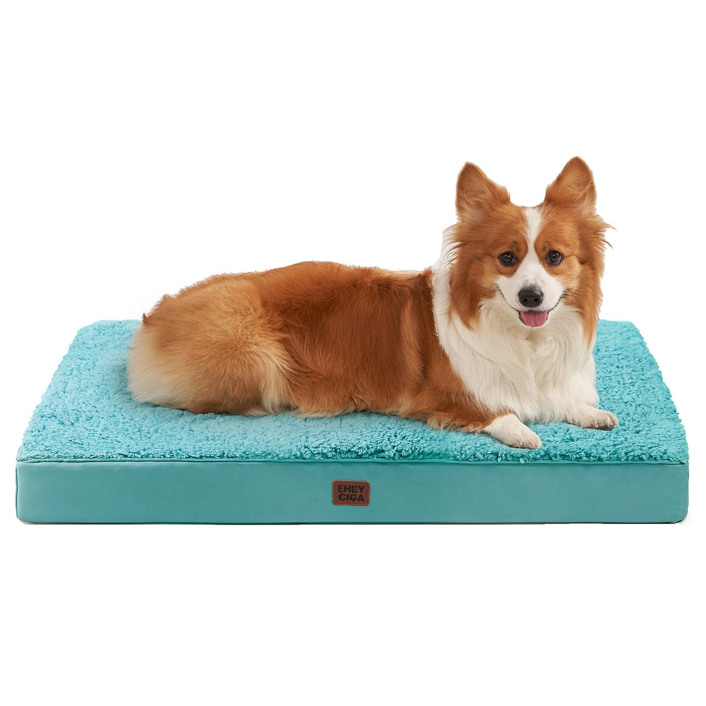EHEYCIGA Orthopedic XL Dog Beds for Extra Large Dogs with Removable Washable Cover for Crate, Grey, 41x27