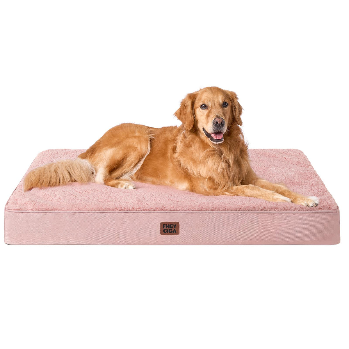 EHEYCIGA Orthopedic XL Dog Beds for Extra Large Dogs with Removable Washable Cover for Crate, Grey, 41x27